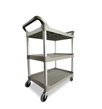 RUBBERMAID-FG342488PLAT CHARIOT UTILITAIRE DE SERVICE AVEC ROULETTES PIVOTANTES DE 4 PO, CAPACITÉ DE 200 LB, PLATINE