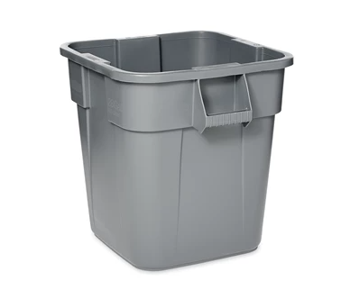 RUBBERMAID - 
FG352600GRAY POUBELLE CARRÉ 28GAL