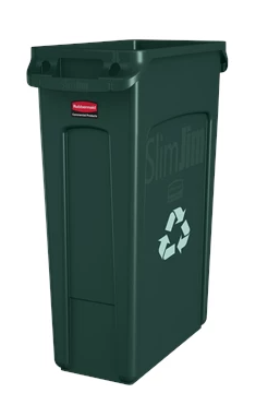 RUBBERMAID- 
FG354007GRN
 POUBELLE SLIM JIM VERTE 23 GAL