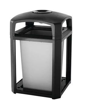 RUBBERMAID - FG397000BLA  POUBELLE LANDMARK 35 GAL