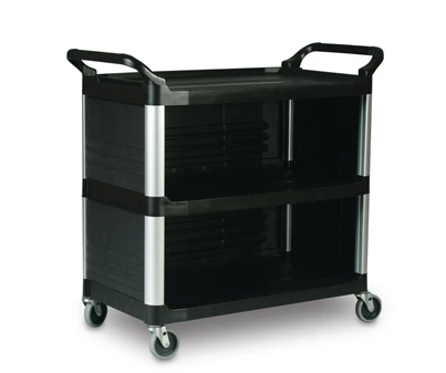 RUBBERMAID - 
FG409300BLA
CHARIOT UTILITAIRE AVEC PANNEAUX