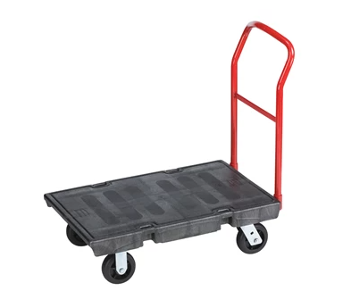 RUBBERMAID - FG440300BLA CHARIOT PLATEFORME 
 ROBUSTE, 24" X 36" AVEC ROULETTES