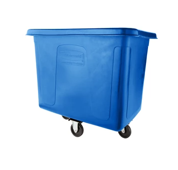 RUBBERMAID - FG461600DBLUE CHARIOT CUBIQUE BLEU 16 PIEDS CUBES