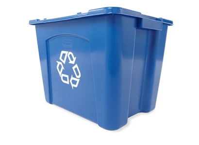 RUBBERMAID - FG571473BLUE BAC RECYCLAGE BLEU 14 GAL