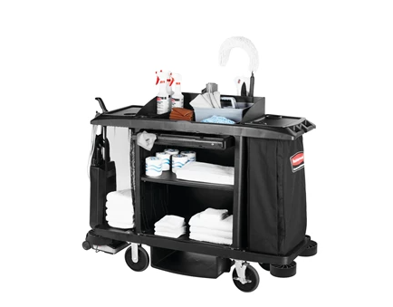 RUBBERMAID - 
FG618900BLA CHARIOT HOTEL