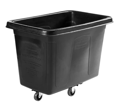 RUBBERMAID -1867538 CAMION CUBE NOIR EXECUTIF ROUE SILENCIEUSE 12PIED CUDE