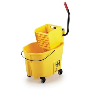 RUBBERMAID-FG758088YEL  CHAUDIÈRE ET ESSOREUSE PRESSION LATERALE 35PTE