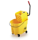 [057580-JN] RUBBERMAID-FG758088YEL CHAUDIÈRE/ESSOREUSE PRESSION LATERALE 35PTE JAUNE
