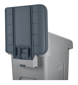 RUBBERMAID - 2007911 
STATION DE RECYCLAGE SLIM JIM PANNEAU D'AFFICHAGE GRIS 23 GAL