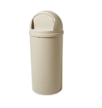 RUBBERMAID-FG816088BEIG POUBELLE ET COUVERCLE 15GAL