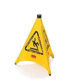 RUBBERMAID-FG9S0000YEL CONE SECURITE MULTILINGUE 20IN