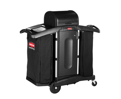 RUBBERMAID -FG9T7800BLA CHARIOT MENAGE NOIR