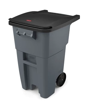 RUBBERMAID-FG9W2700GRAYPOUBELLE SUR ROUES 50 GAL
