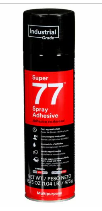 3M-SUPER 77 ADHÉSIF(COLLE) EN AEROSOL 709ML