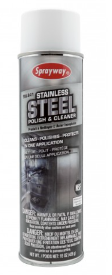 RLK-SW-841 NETTOYANT À ACIER INOX EN AÉROSOL 425GR