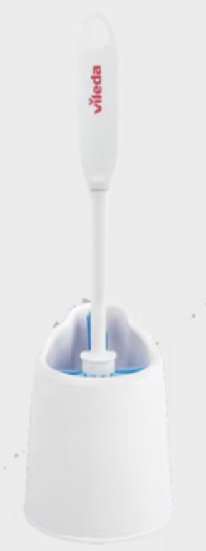 VILEDA-148221 BROSSE À TOILETTE DE LUXE AVEC CÔNE