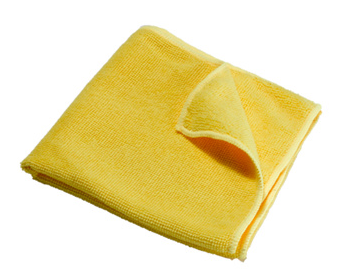 MICROFIBRE JAUNE 14X14 290GR (VENDU AU PAQUET CONTIENT 10 UNITÉS)