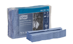 TORK-440278 LINGETTE DE PAPIER ULTRA-RÉSISTANTE BLEU 5X90/CS (450F) W4