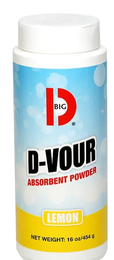 BIG D-0166 ''D-VOUR'' POUDRE ABSORBANTE POUR VOMIS 1 LB 