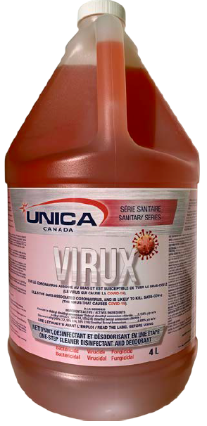 UNICA NVRUX04 VIRUX NETT/DESINF/ANTIBAC 4 LITRES