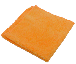 [230285-OR] MICROFIBRE ORANGE 14X14  290GR (VENDU AU PAQUET CONTIENT 10 UNITÉS)