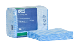 [232183] TORK 192183 CHIFFONS MULTI PLIS BLEU/BLANC 4X80/CAISSE