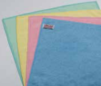 [239161] VILEDA-166946 MICROFIBRE ''MICROTUFF'' 14''X14''  ROUGE 5/PQT