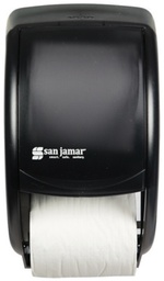 [411951] SJ-R3500TBK DISTRIBUTEUR DE PAPIER HYGIÉNIQUE DOUBLE ''1 SUR L'AUTRE'' POUR PETIT ROULEAU NOIR