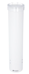 [413165] SJ-C3165WH DISTRIBUTEUR DE VERRE CONIQUE ET À FOND PLAT DE 4OZ À10OZ BLANC 