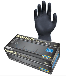 [61GN14-R3] RC-962XL ''SENTRON 6'' GANTS NITRILE EXTRA-LARGE NOIR 6MILL 100/BOITE