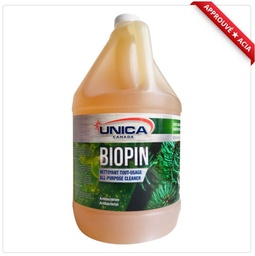 [650015] UNICA-NPIN04 ''BIOPIN'' NETTOYANT TOUT-USAGE ANTIBACTÉRIEN À BASE D'HUILE DE PIN 4L