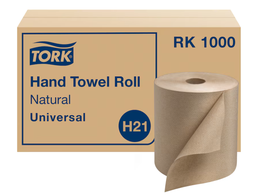 [670100] TORK-RK1000 PAPIER A MAIN EN ROULEAU BRUN 6X1000'/CAISSE