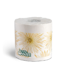 [675144] KG-05144 PAPIER HYGIÉNIQUE PETIT ROULEAU WHITE SWAN 2PLIS 48X418F