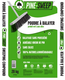 [730050-S] SAC DE POUDRE À BALAYER VERTE 45LBS/20KG 