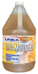 [862204] UNICA-S2205 ''SUPER LOTION MOUSSE'' SAVON À MAIN MOUSSANT 4L