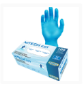 [61GN13-R1] RC-385L GANTS ''NITECH EDT'' LARGE BLEU 5MILL 100/BOITE