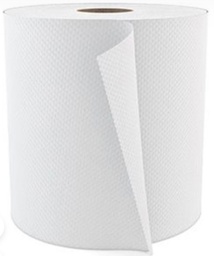 [67W425-B] LUXURIA P/R/BL PAPIER MAIN ROULEAU BLANC 12X425'/CS