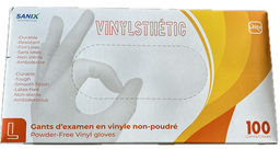 [61GV11-LX] GANT VINYLE SMALL SANS POUDRE 100/BTE