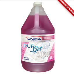 [652206] UNICA-S2206 ''PURGEL MOUSSE'' SAVON À MAIN MOUSSANT SANS RINCAGE 4L