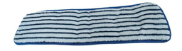 [630189] ADV-3189 VADROUILE À CIRER 18'' À RAYURES BLEUES EN MICROFIBRE 