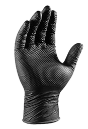 [61GN12-8M] GLB-7822 GANTS NITRILE LARGE NOIR 8MILL 100/BOITE