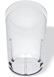 [950107] SJ-550107 VERRE RÉUTILISABLE, EMPILABLE EN PLASTIQUE TRANSPARENT 5OZ/150ML 72/CAISSE
