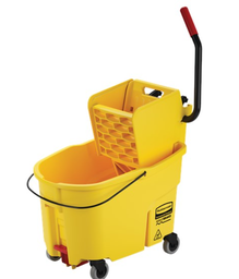 [056186-JN] RUBBERMAID-FG618688YEL CHAUDIÈRE/ESSOREUSE PRESSION LATÉRALE 44PTES JAUNE