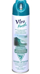[091113] ''VIRO FRESH'' DÉSODORISANT EN AÉROSOL ''BRISE D'OCÉAN'' 240GR