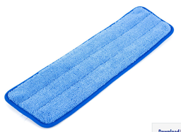 [050729] AG-60320 TAMPON MICROFIBRE ''SILVER'' 18'' BLEU