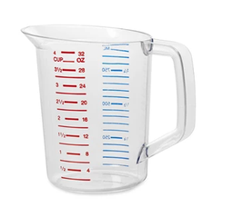 [053216] RUBBERMAID - 
FG321600CLR
 TASSE À MESURER 40 OZ