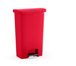 [053570-RG] RUBBERMAID -1883570 POUBELLE ROUGE A PEDALE 24 GAL