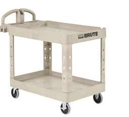 [054520-88] RUBBERMAID - 
FG452088BEIG
CHARIOT UTILITAIRE BEIGE ROBUSTE À POIGNÉE ERGO BRUTE