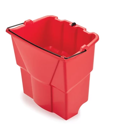 [054907] RUBBERMAID - 2064907 SEAU ESSOREUSE POUR EAU SALE ROUGE 18PT (6/CS-VENDU UNITAIRE-)