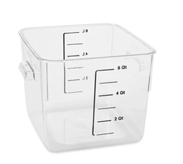 [056306] RUBBERMAID - 
FG630600CLR
 CONTENANT CLAIR 5.7L